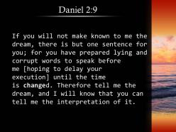 Daniel 2 9 you can interpret powerpoint church sermon