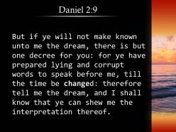 Daniel 2 9 you can interpret powerpoint church sermon