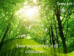 Daniel 4 27 your prosperity will continue powerpoint church sermon