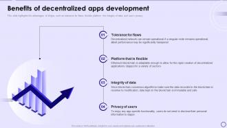 Dapps IT Benefits Of Decentralized Apps Development Ppt Powerpoint Presentation Infographics