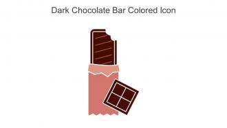 Dark Chocolate Bar Colored Icon In Powerpoint Pptx Png And Editable Eps Format