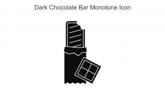 Dark Chocolate Bar Monotone Icon In Powerpoint Pptx Png And Editable Eps Format