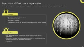 Dark Data And Its Utilization Powerpoint Presentation Slides Impressive Attractive
