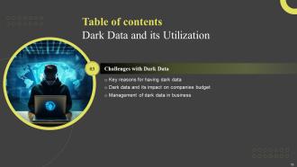 Dark Data And Its Utilization Powerpoint Presentation Slides Graphical Attractive
