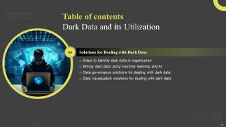 Dark Data And Its Utilization Powerpoint Presentation Slides Content Ready Graphical