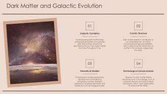 Dark Matter And Galactic Evolution PPT Slides ST AI SS