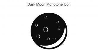 Dark Moon Monotone Icon In Powerpoint Pptx Png And Editable Eps Format