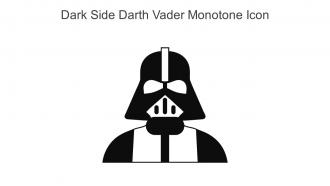 Dark Side Darth Vader Monotone Icon In Powerpoint Pptx Png And Editable Eps Format