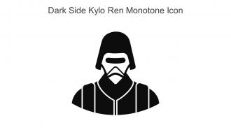 Dark Side Kylo Ren Monotone Icon In Powerpoint Pptx Png And Editable Eps Format