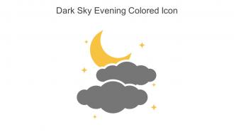 Dark Sky Evening Colored Icon In Powerpoint Pptx Png And Editable Eps Format