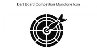 Dart Board Competition Monotone Icon In Powerpoint Pptx Png And Editable Eps Format