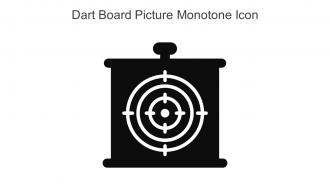 Dart Board Picture Monotone Icon In Powerpoint Pptx Png And Editable Eps Format
