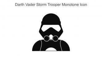 Darth Vader Storm Trooper Monotone Icon In Powerpoint Pptx Png And Editable Eps Format