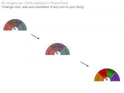 11135500 style circular semi 4 piece powerpoint presentation diagram infographic slide