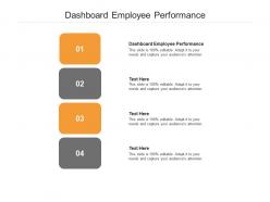 Dashboard employee performance ppt powerpoint presentation portfolio inspiration cpb