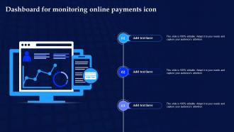 Dashboard For Monitoring Online Payments Icon