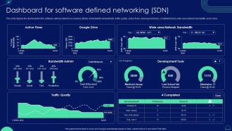Dashboard For Software Defined Networking SDN Ppt Download