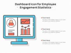 Dashboard icon for employee engagement statistics
