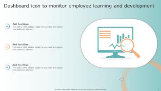 Dashboard Icon To Monitor Employee Learning And Development