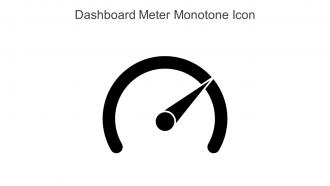 Dashboard Meter Monotone Icon In Powerpoint Pptx Png And Editable Eps Format