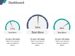 Dashboard snapshot  powerpoint shapes