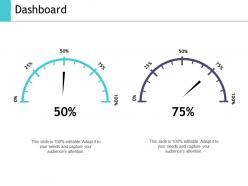 Dashboard Snapshot ppt show graphics template