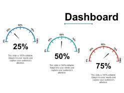 Dashboard snapshot ppt visual aids icon