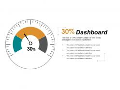 Dashboard snapshot ppt visual aids infographic template