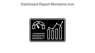 Dashboard Report Monotone Icon In Powerpoint Pptx Png And Editable Eps Format