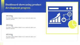 Dashboard Showcasing Product Development Progress
