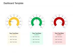 Dashboard template agile operations management improving tasks boosting team performance ppt icon
