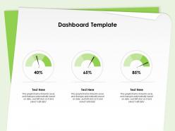 Dashboard snapshot template edit data ppt powerpoint presentation infographic template