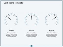 Dashboard template m3027 ppt powerpoint presentation pictures layout
