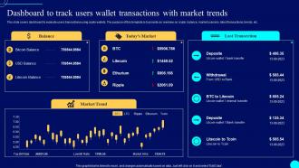 Dashboard To Track Users Wallet Comprehensive Guide To Blockchain Wallets And Applications BCT SS