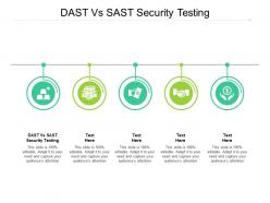 Dast vs sast security testing ppt powerpoint presentation professional show cpb