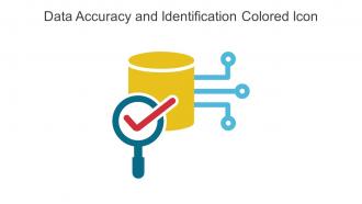 Data Accuracy And Identification Colored Icon In Powerpoint Pptx Png And Editable Eps Format
