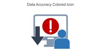 Data Accuracy Colored Icon In Powerpoint Pptx Png And Editable Eps Format