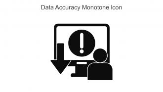 Data Accuracy Monotone Icon In Powerpoint Pptx Png And Editable Eps Format