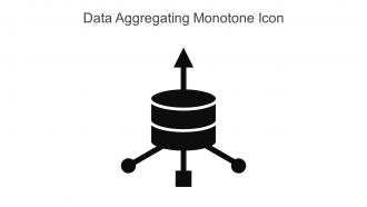 Data Aggregating Monotone Icon In Powerpoint Pptx Png And Editable Eps Format