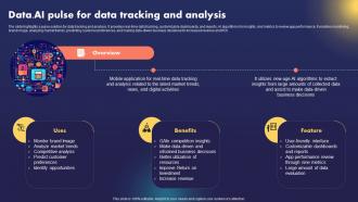 Data AI Artificial Intelligence Data AI Pulse For Data Tracking And Analysis AI SS