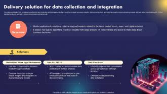 Data AI Artificial Intelligence Delivery Solution For Data Collection And Integration AI SS