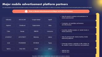 Data AI Artificial Intelligence Major Mobile Advertisement Platform Partners AI SS