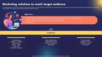 Data AI Artificial Intelligence Marketing Solutions To Reach Target Audience AI SS