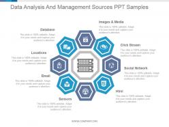 Data Analysis And Management Sources Ppt Samples