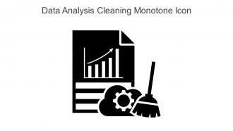 Data Analysis Cleaning Monotone Icon In Powerpoint Pptx Png And Editable Eps Format