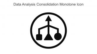 Data Analysis Consolidation Monotone Icon In Powerpoint Pptx Png And Editable Eps Format