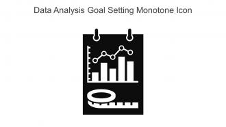 Data Analysis Goal Setting Monotone Icon In Powerpoint Pptx Png And Editable Eps Format