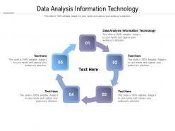 Data analysis information technology ppt powerpoint presentation layouts templates cpb