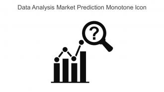 Data Analysis Market Prediction Monotone Icon In Powerpoint Pptx Png And Editable Eps Format