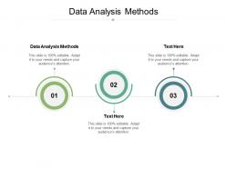 Data analysis methods ppt powerpoint presentation professional infographic template cpb